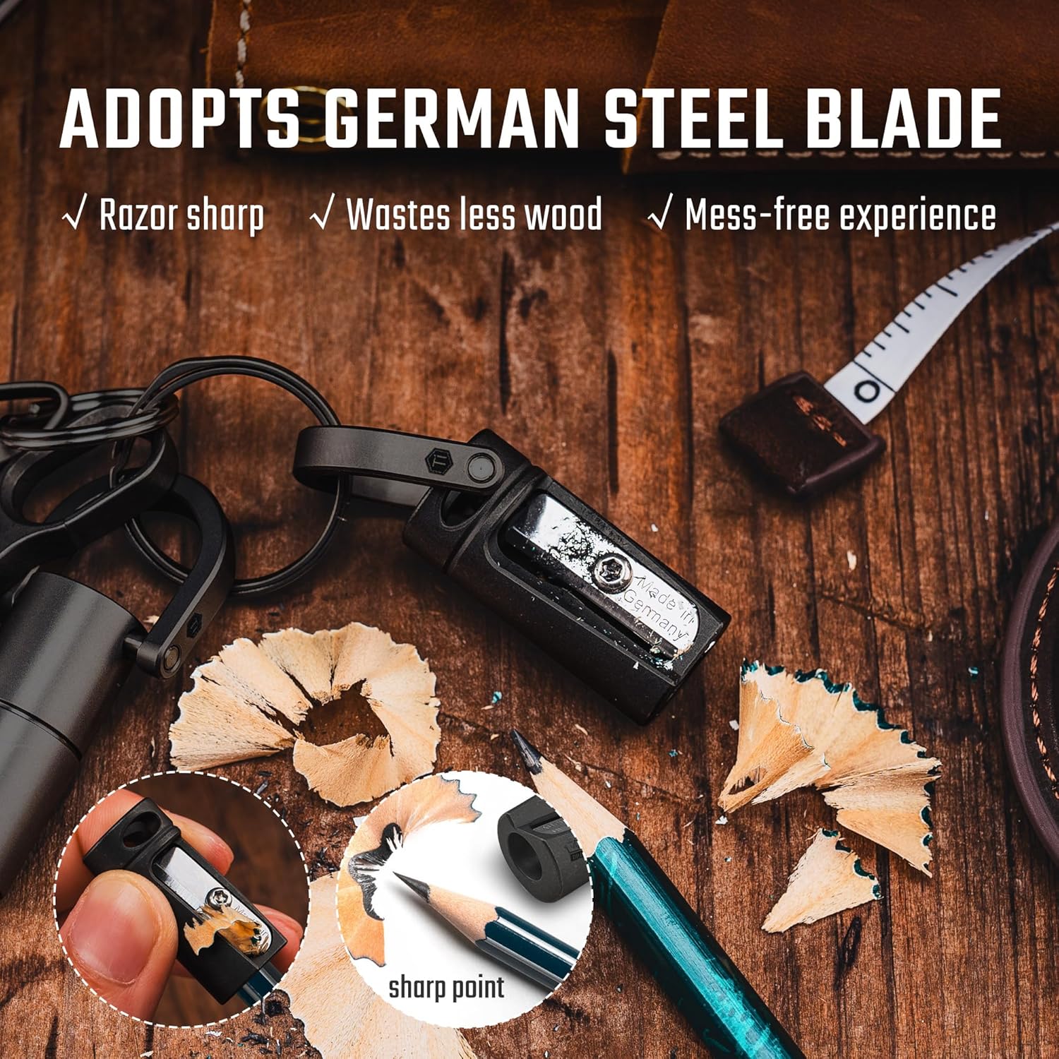 Keyunity KT00 Temperamatite Manuale in Titanio - immagine 4