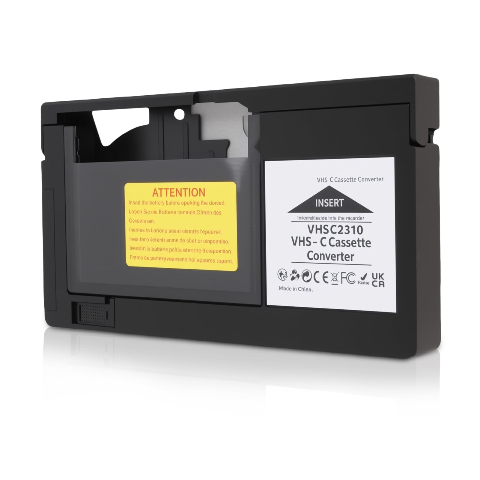 Adattatore a Cassetta Originale per S VHS C, VHS C, VHS