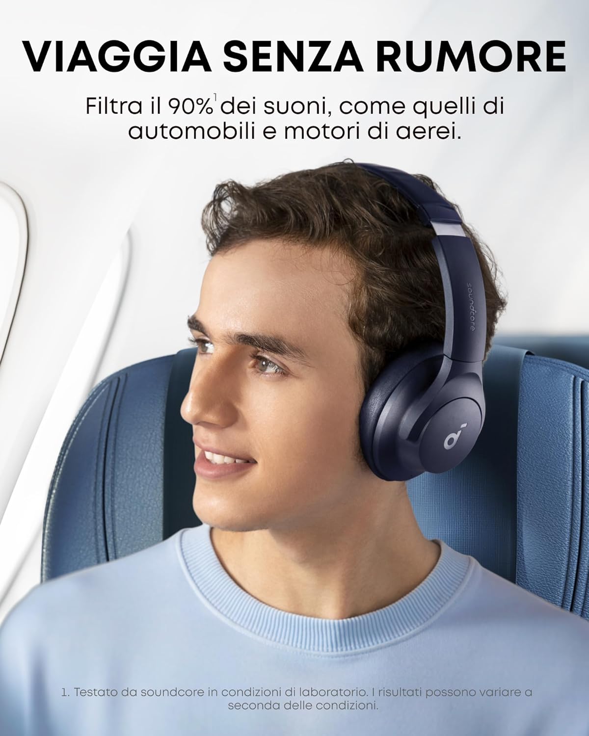 Soundcore by Anker Q20i - Cuffie Bluetooth ANC Over Ear - immagine 2