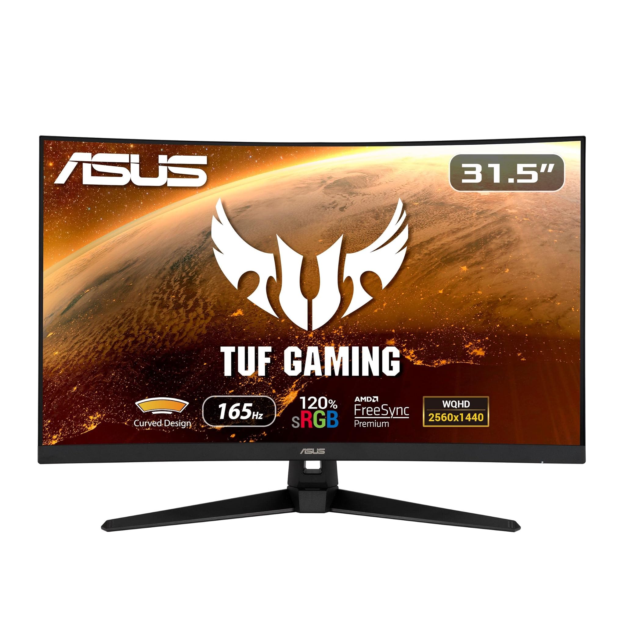 Asus TUF Gaming VG27WQ1B Monitor Curvo 27" WQHD 165Hz