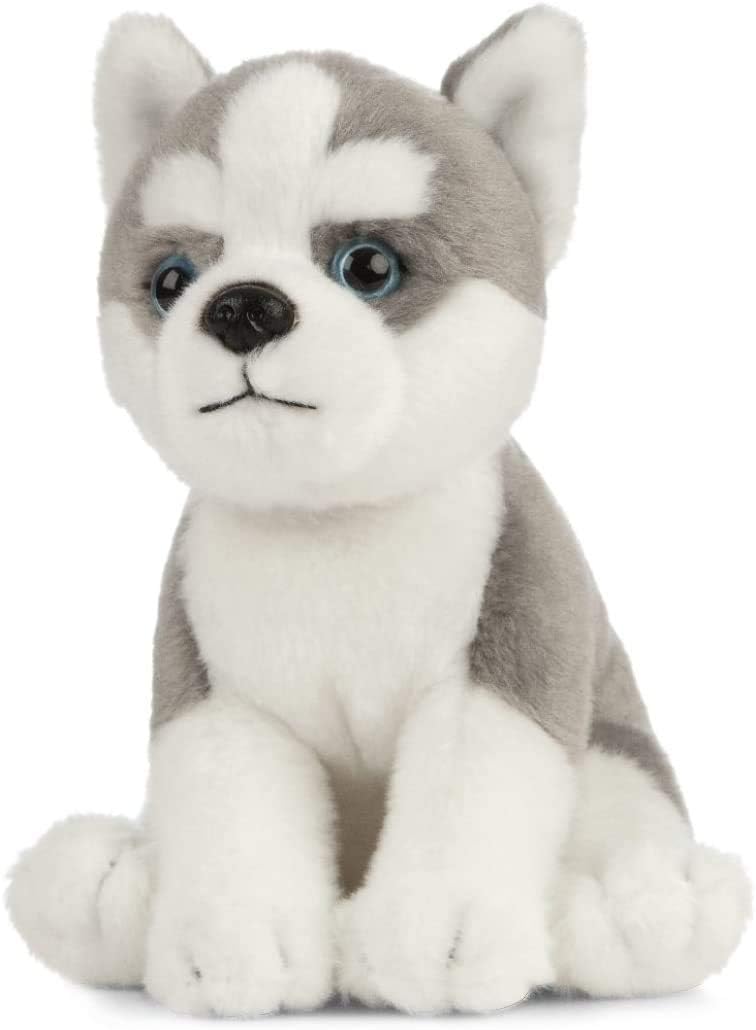Living Nature Cane e Cucciolo Peluche Pets, Grey & White - immagine 4