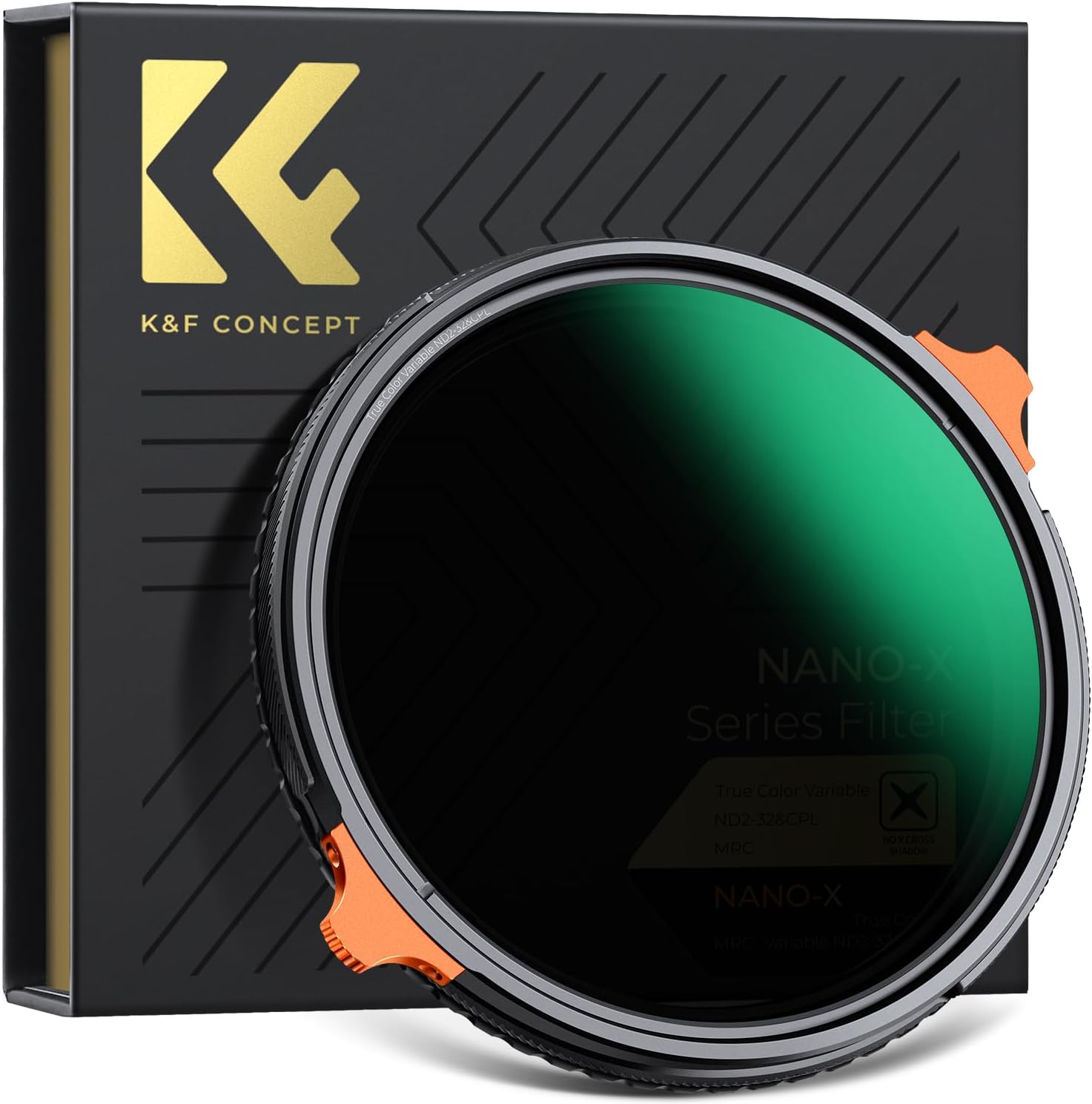 K&f Concept Nano-X Filtro Variabile ND2-32 & CPL 55mm - immagine 1