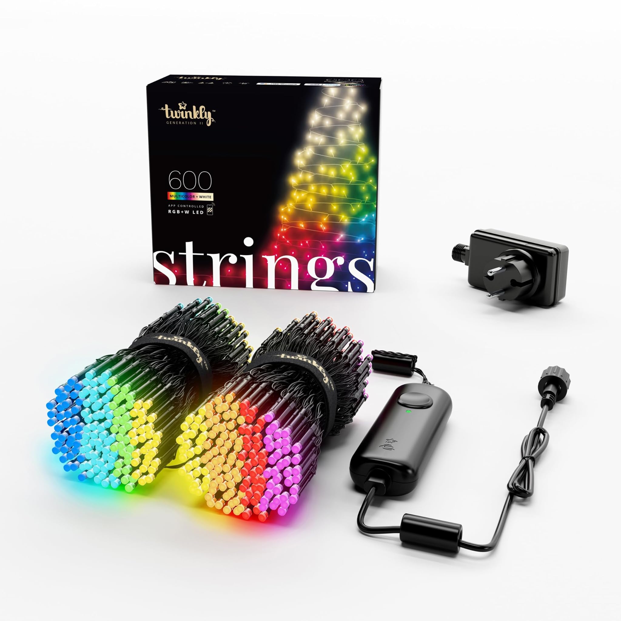 Twinkly Strings 600 LED RGB+Bianco - Luci Smart 48m