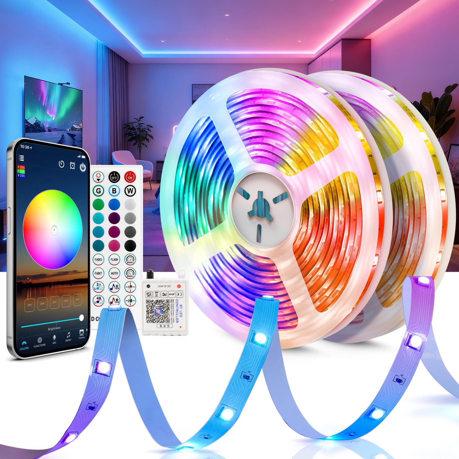Luxonic Striscia LED WiFi 30m 24V 5050 RGB | Velz
