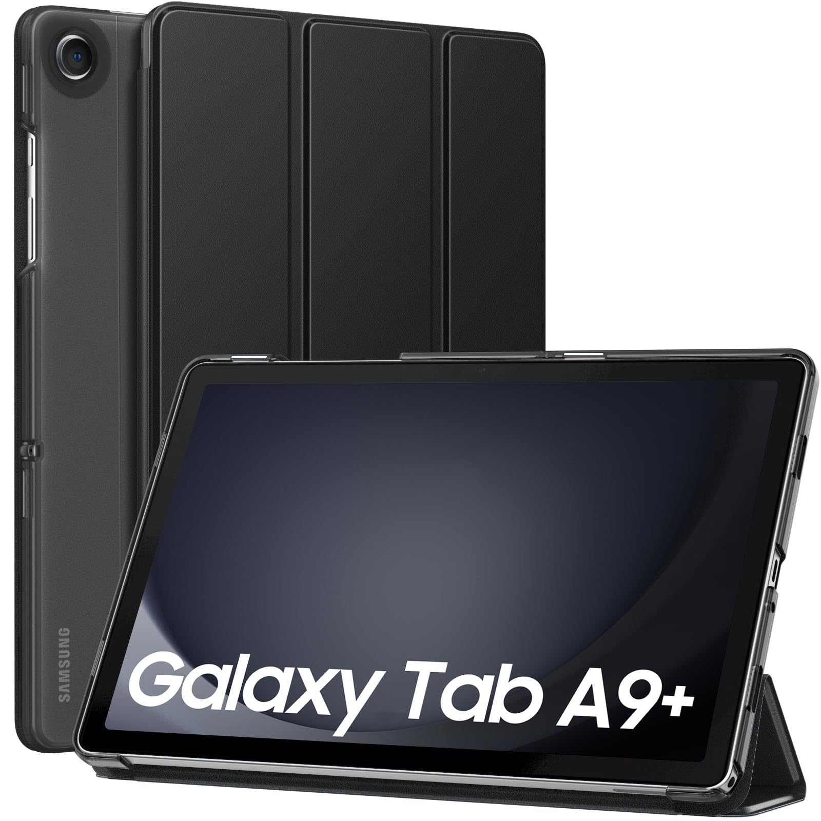 Moko Custodia per Galaxy Tab A9+/A9 Plus 11 Pollici 2023, Nero