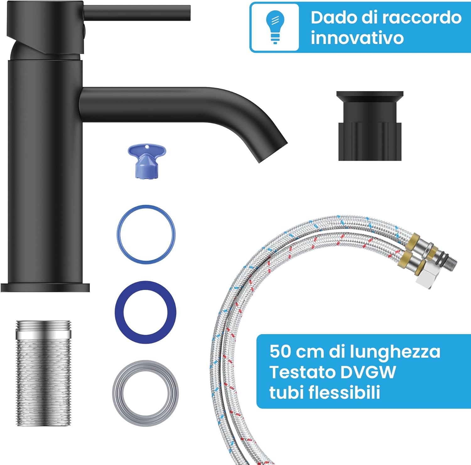 Bächlein Rubinetto Bagno Susara - Miscelatore Monocomando - immagine 6