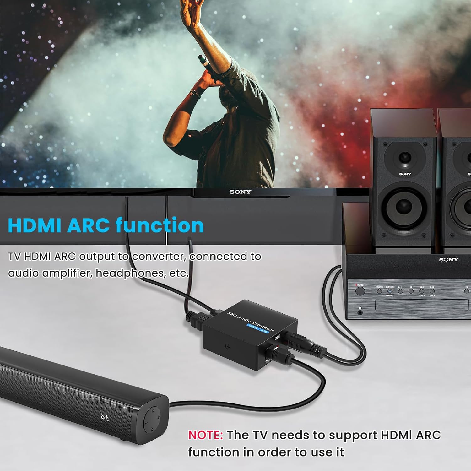 Convertitore Audio HDMI ARC 192KHz - immagine 2