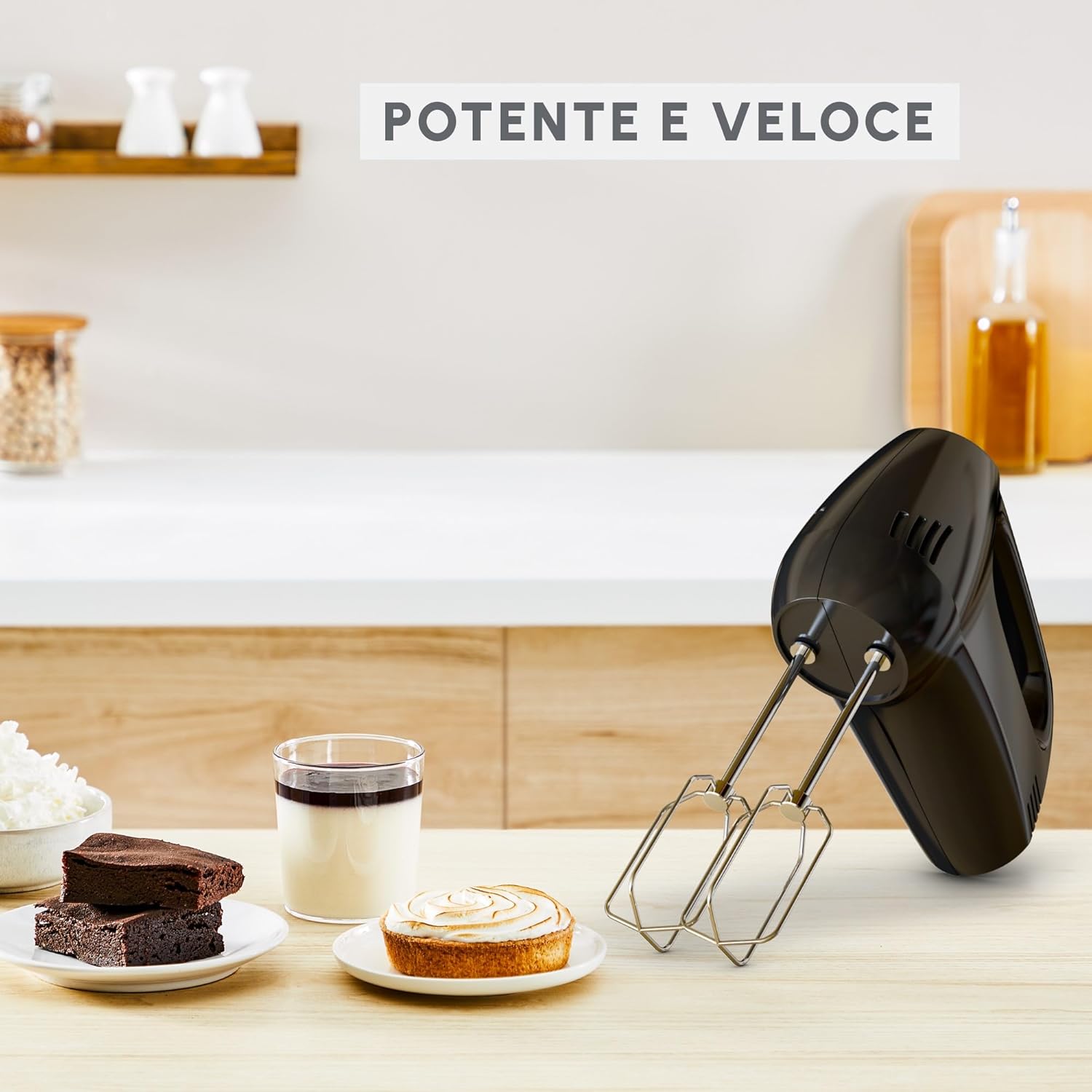 Moulinex Quick Mix Sbattitore Veloce e Potente, Nero - immagine 2