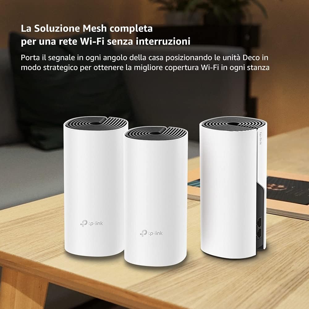 Tp-link Deco M4 WiFi Mesh Dual Band AC1200 (3 Pezzi) - immagine 2