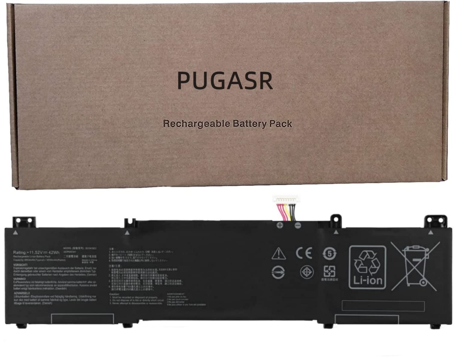 B31N1822 Batteria 42Wh per Asus ZenBook Flip 14 UM462DA