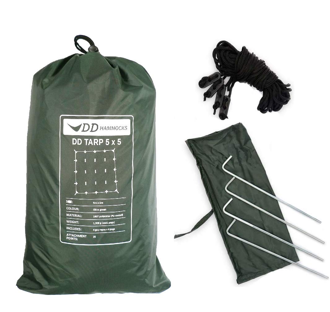 DD Tarp 5x5 – Olive Green