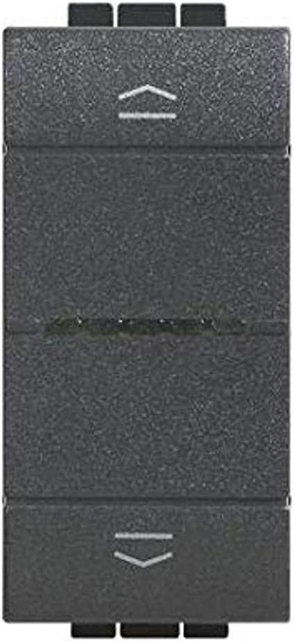 Bticino L4027C Livinglight Comando Tapparella Connesso, Antracite - immagine 1