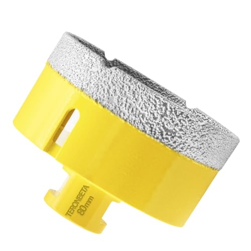 Punta per Trapano Diamantata 80mm M14 Filetto