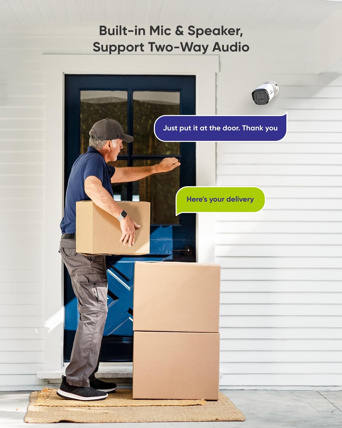 Sannce Telecamera di Sicurezza POE 5MP CCTV - immagine 4