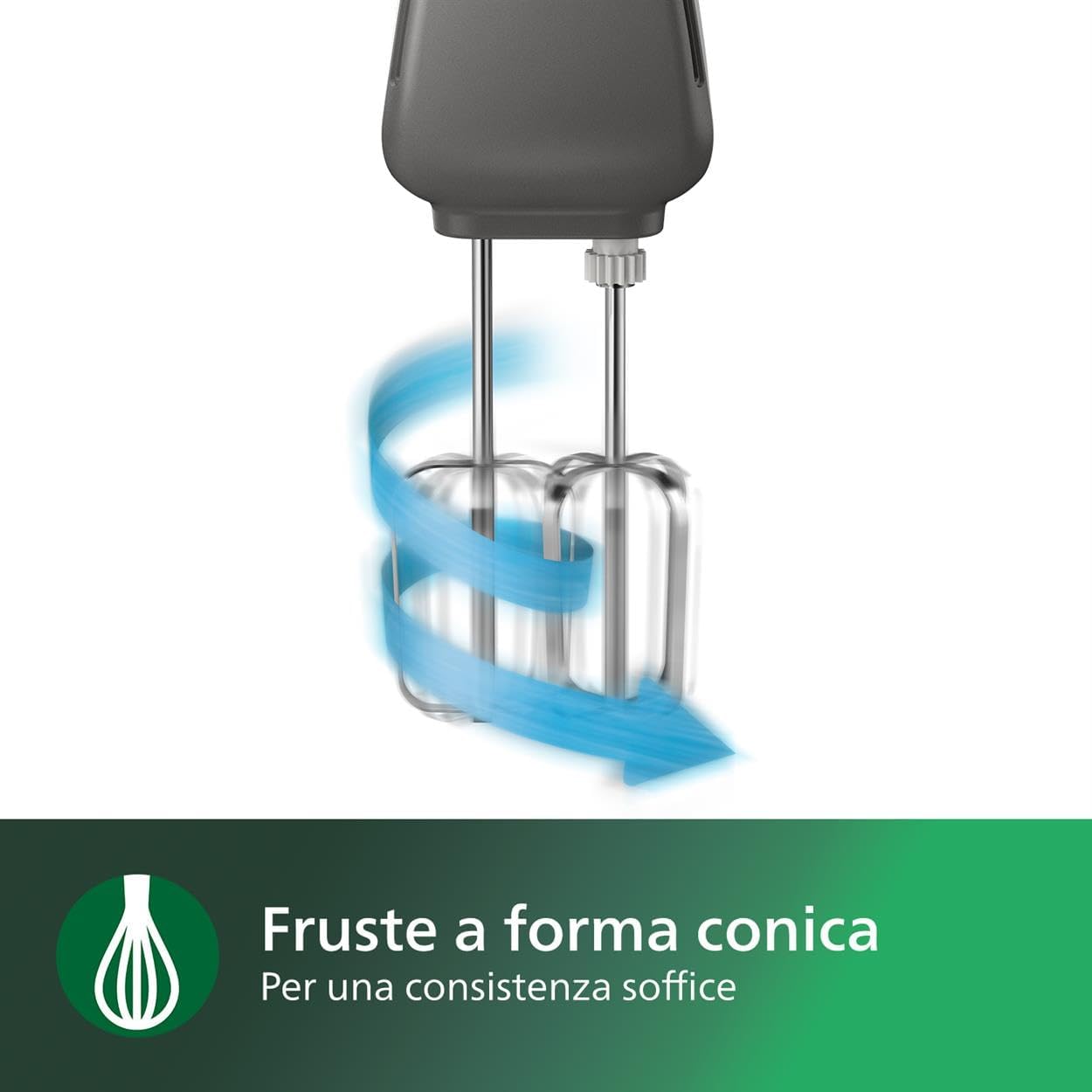 Philips 5000 Series Mixer 450W, Grigio/Cashmere - immagine 3