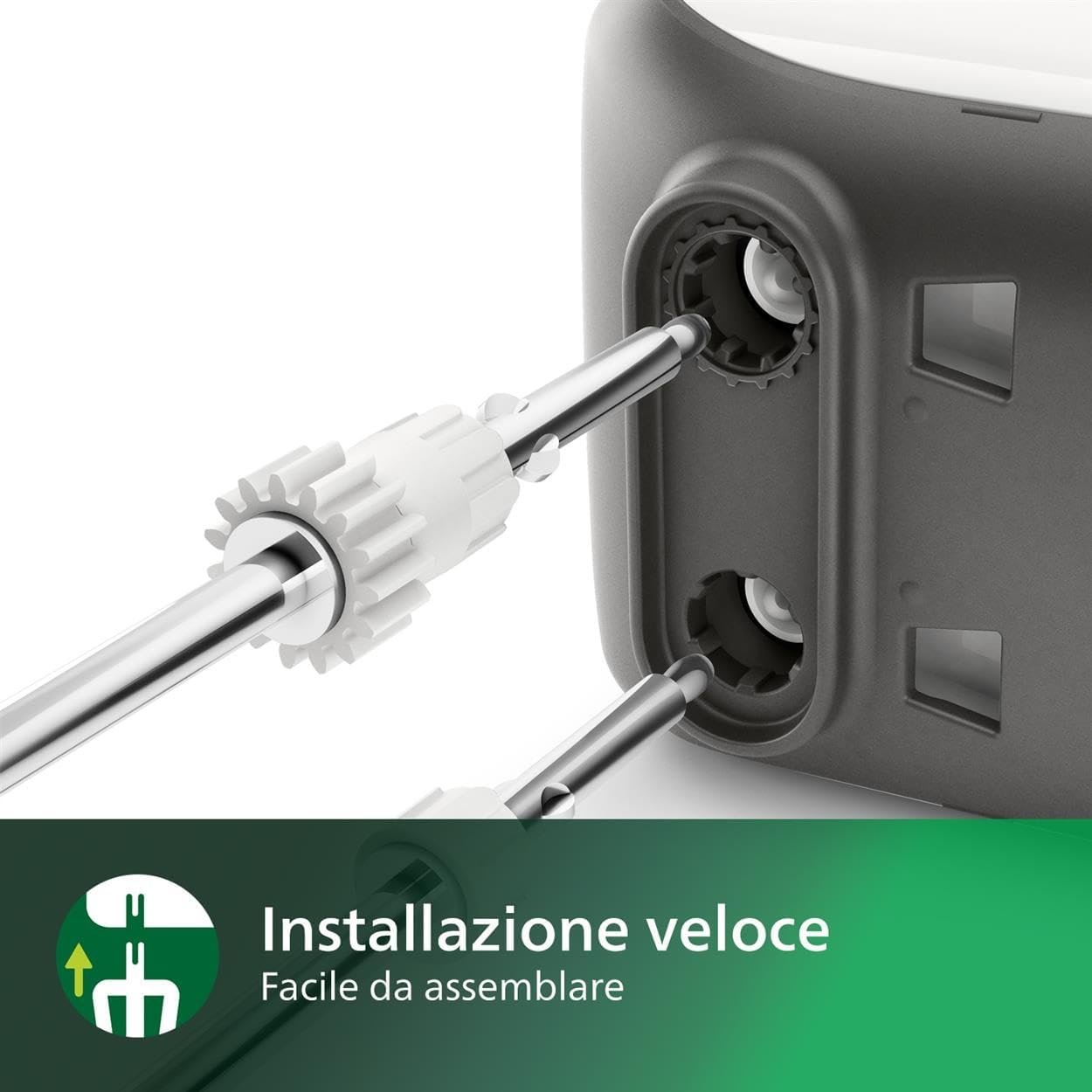 Philips 5000 Series Mixer 450W, Grigio/Cashmere - immagine 4