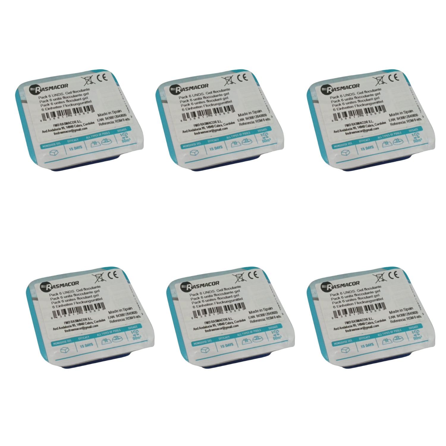 Rasmacor Flocculante Gel Monodose (6 Unità)