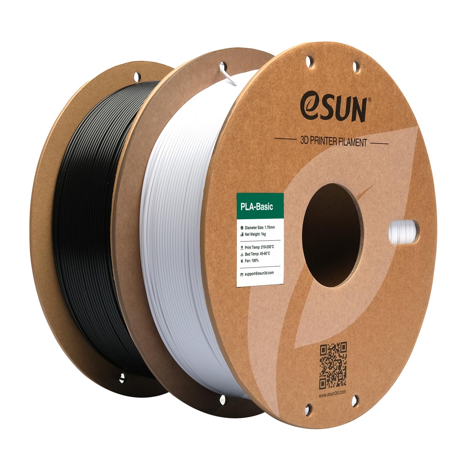 Esun Filamento PLA 1,75 mm per Stampante 3D (2 Bobine)