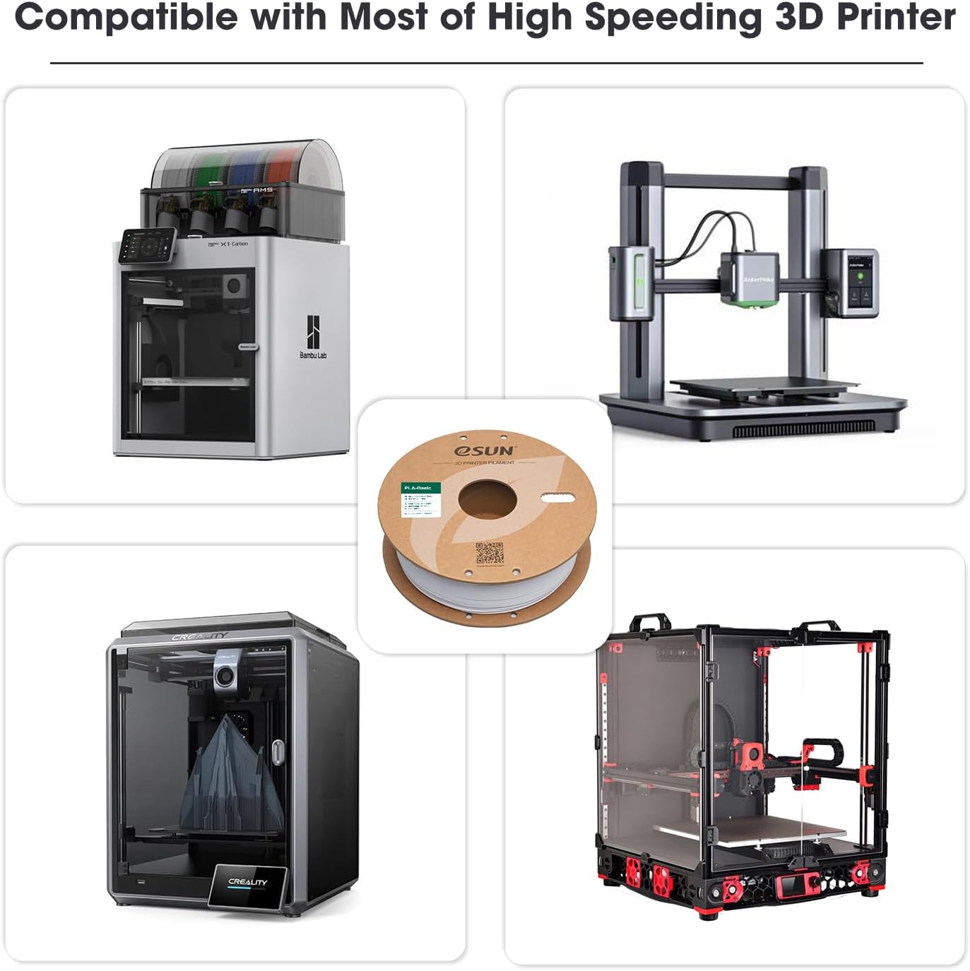 Esun Filamento PLA 1,75 mm per Stampante 3D (2 Bobine) - immagine 6