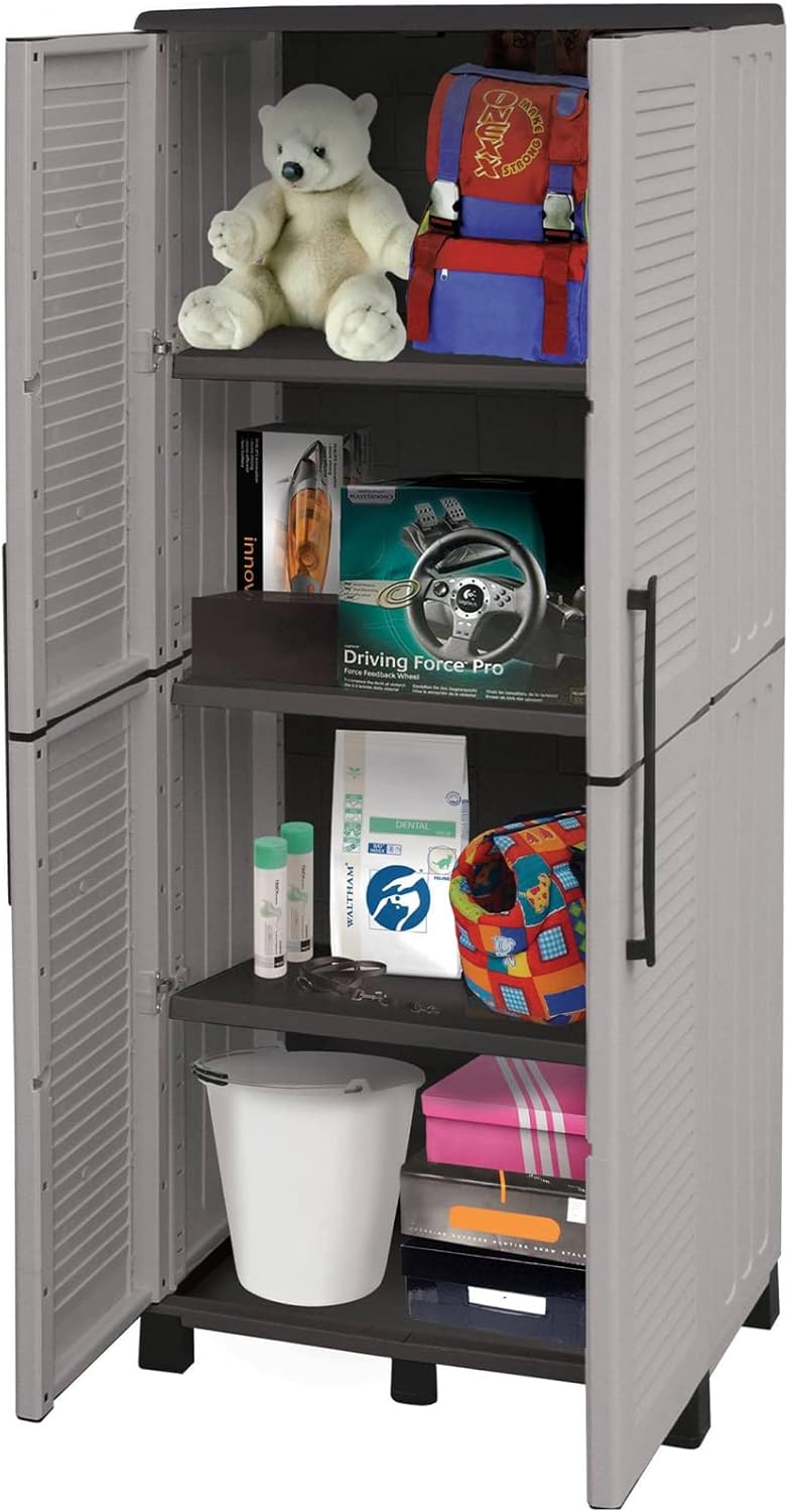 Dmora Armadio Multiuso Carlotta 68x37h169 cm, Grigio - immagine 4