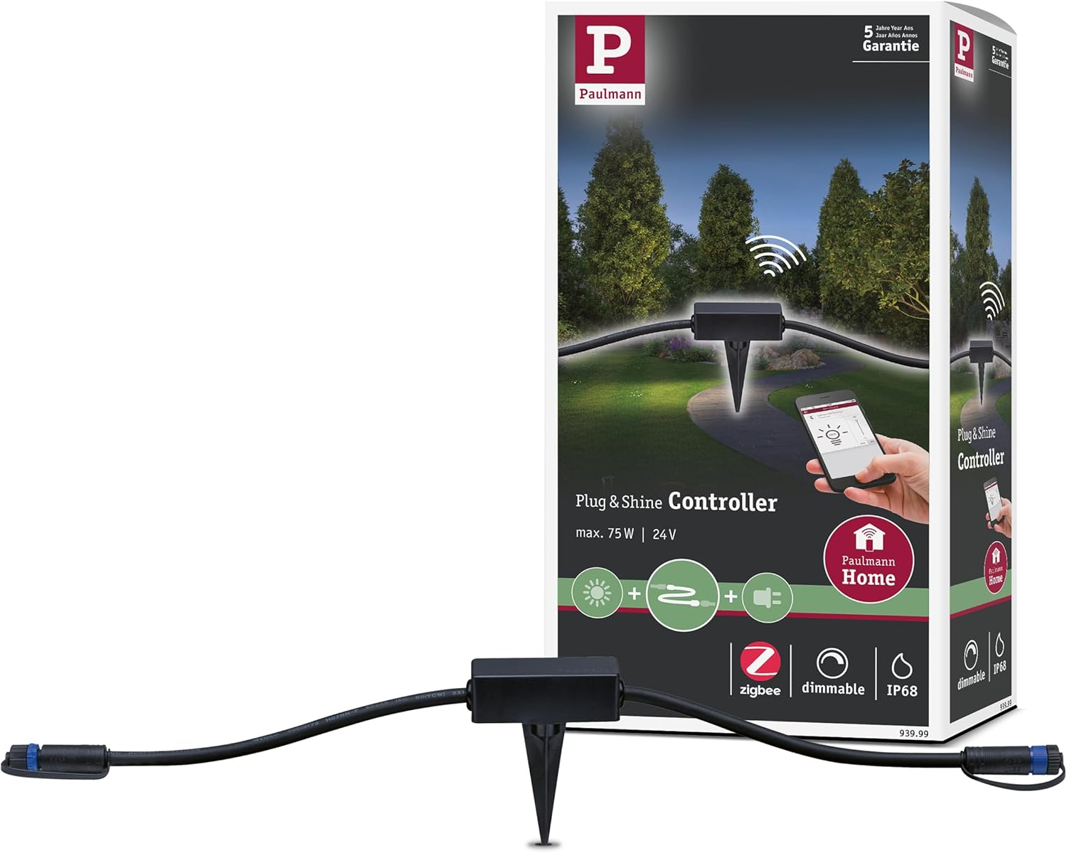 Paulmann 93999 Plug & Shine Zigbee Controller Esterni - immagine 1