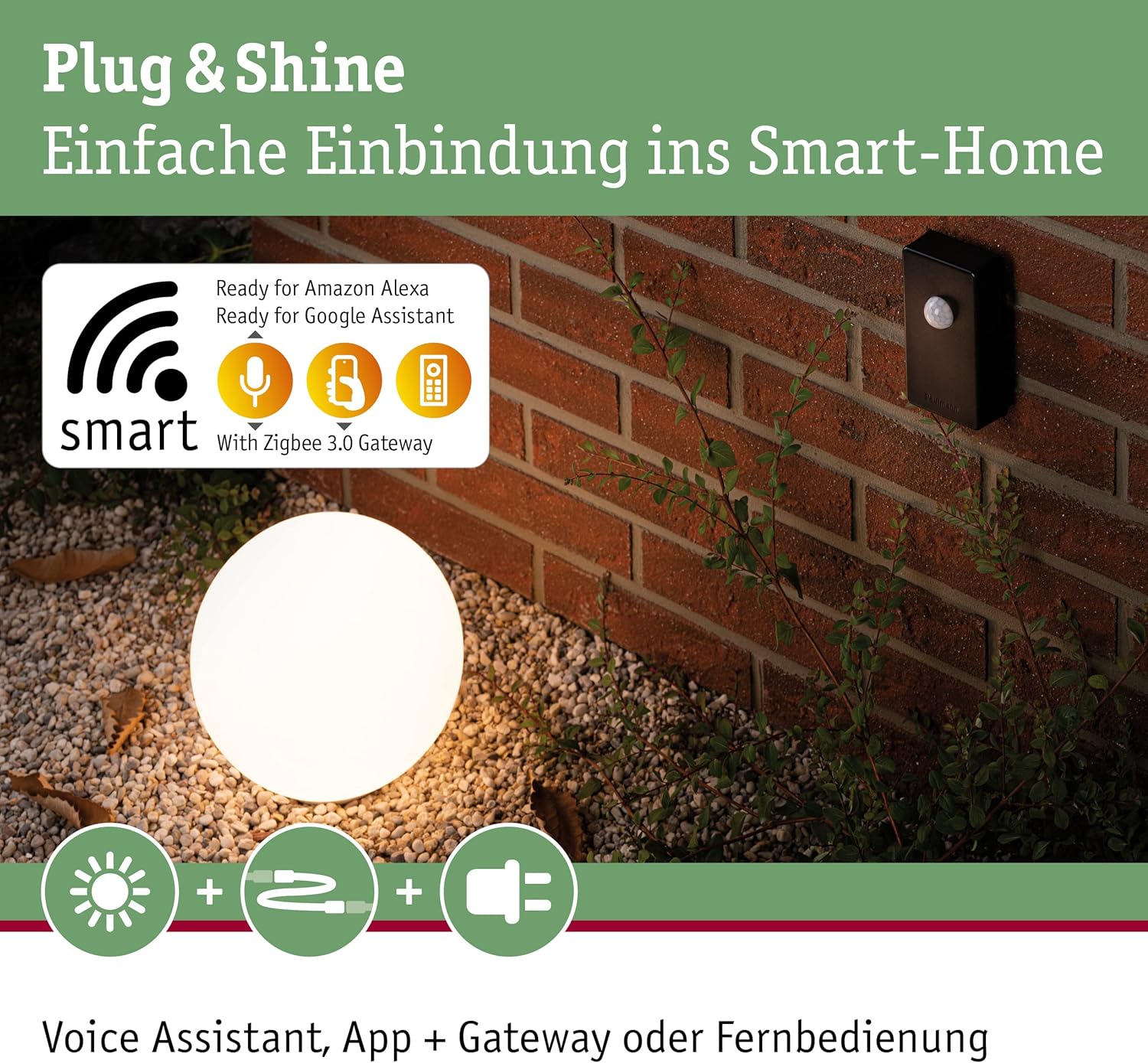 Paulmann 93999 Plug & Shine Zigbee Controller Esterni - immagine 3