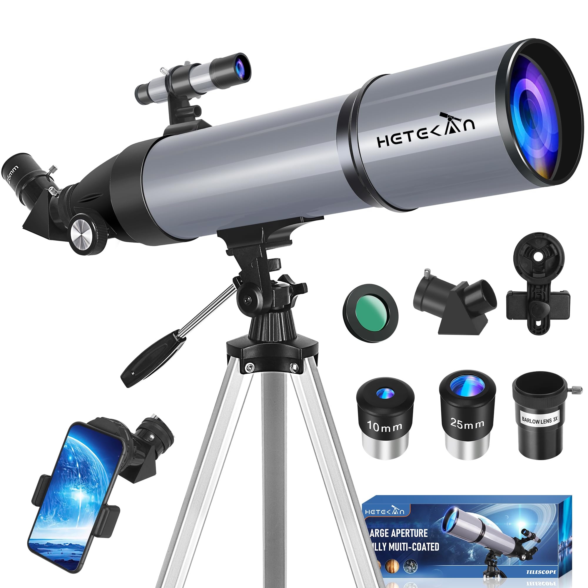 Telescopio Astronomico Professionale 80/600mm