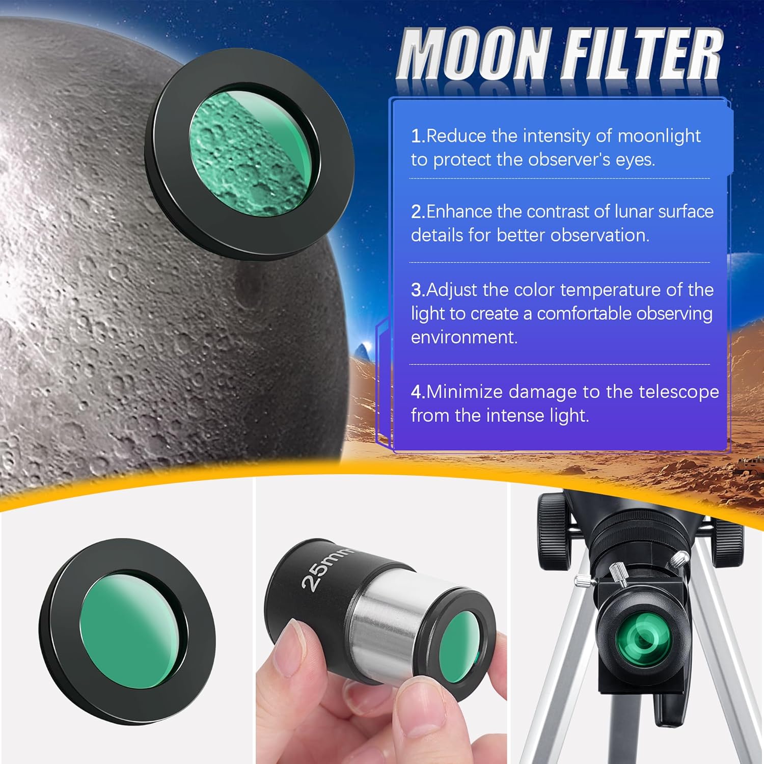 Telescopio Astronomico Professionale 80/600mm - immagine 5