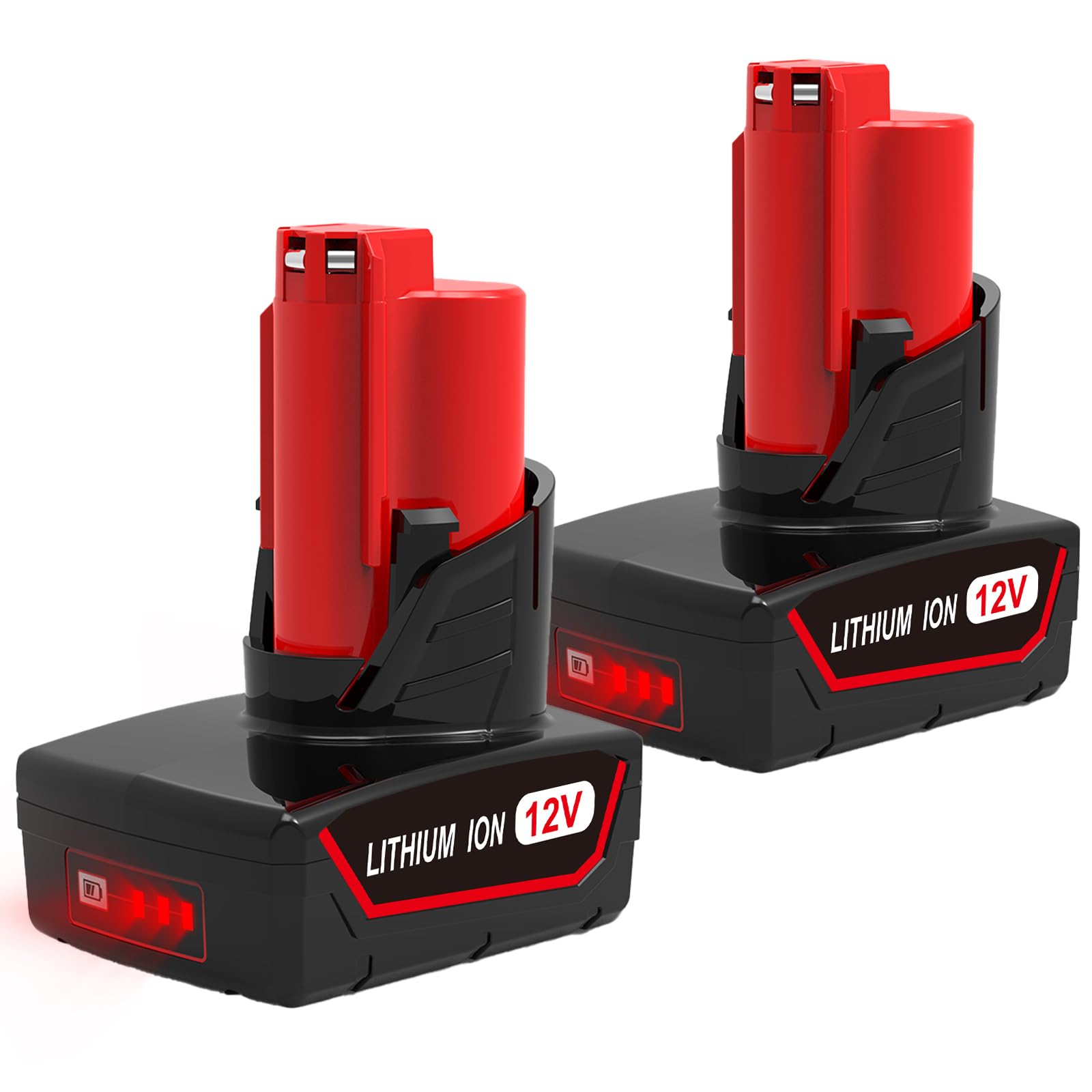 Energup 2 pezzi Batteria Ricambio 12V 6.5Ah