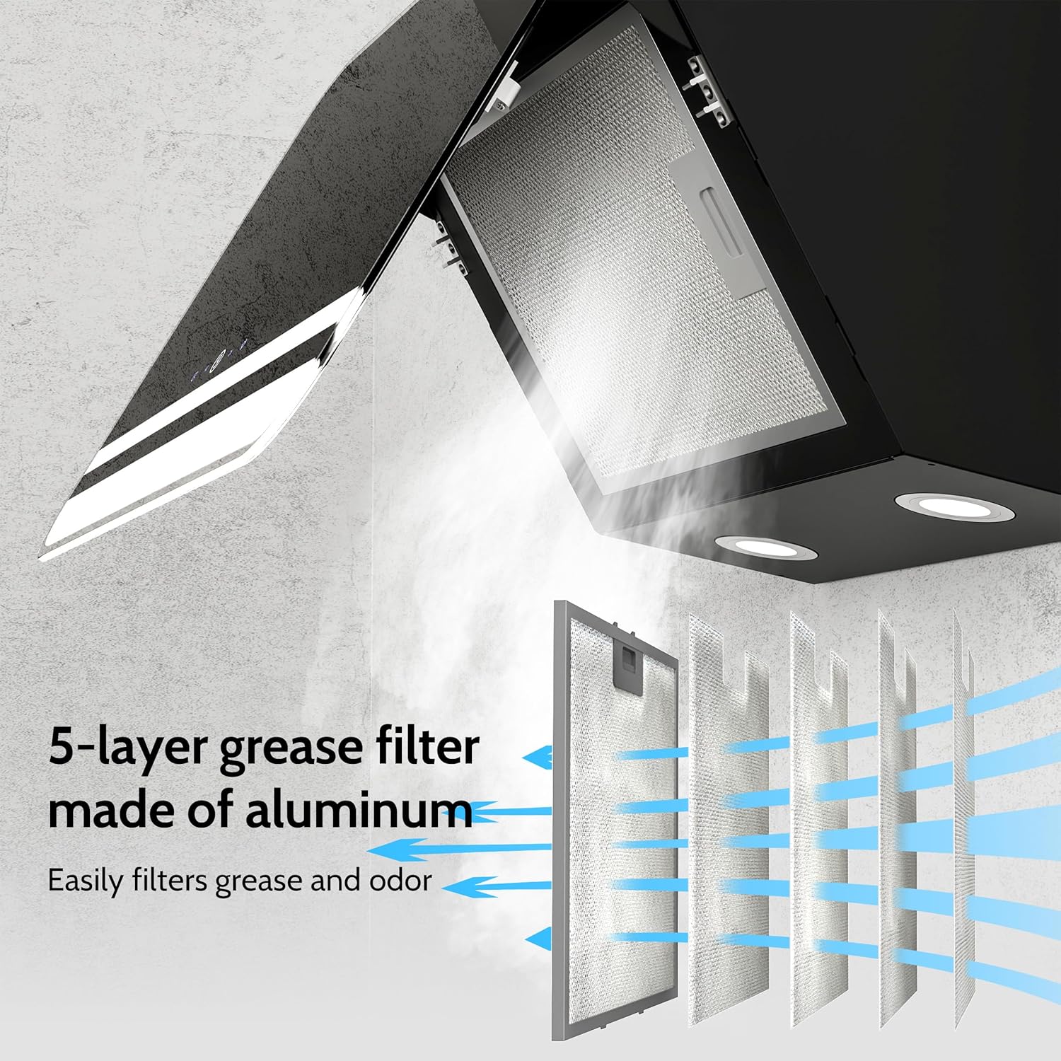 Firegas Cappa Aspirante Inclinata 60 cm - immagine 5