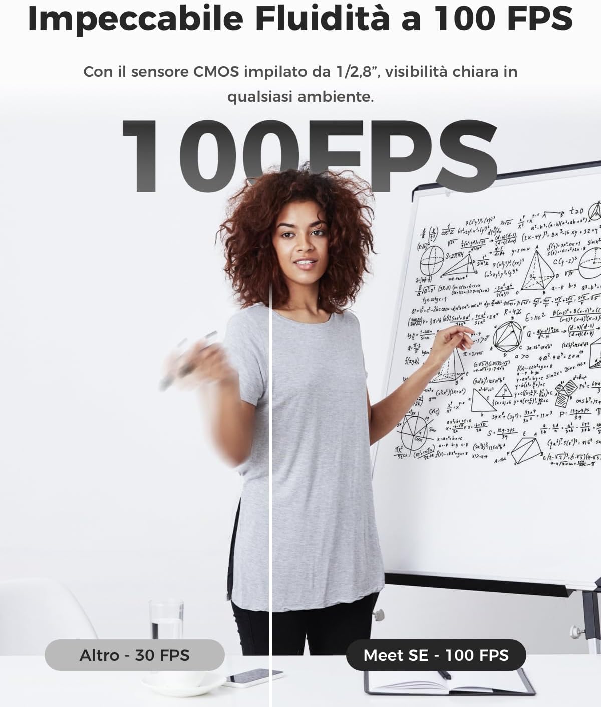 Obsbot Meet SE 1080P@100 FPS Webcam PC, Aurora Green - immagine 2