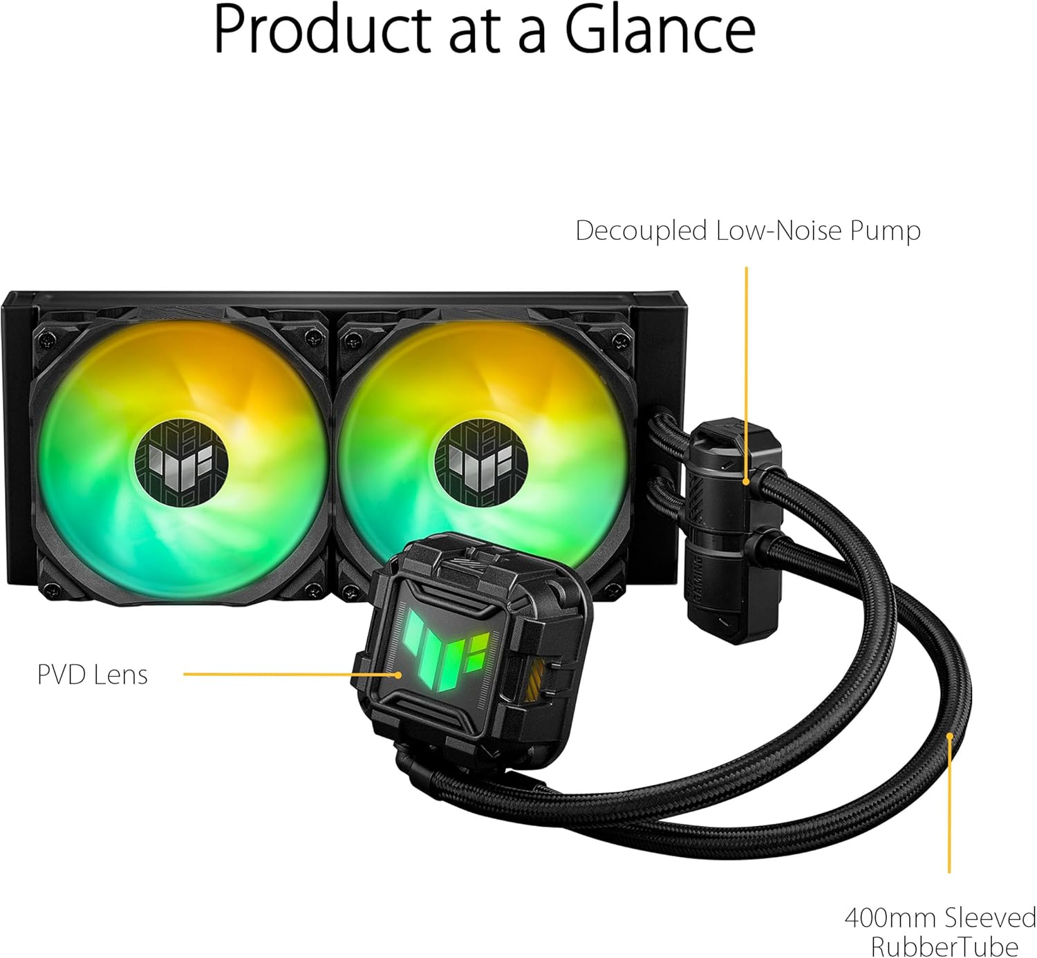 ASUS TUF Gaming LC II 240 ARGB - Cooler CPU AIO - immagine 2