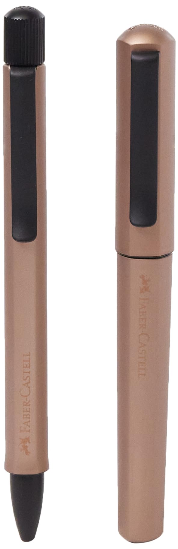 Faber-Castell Set Hexo penna stil. M/port. bronzo