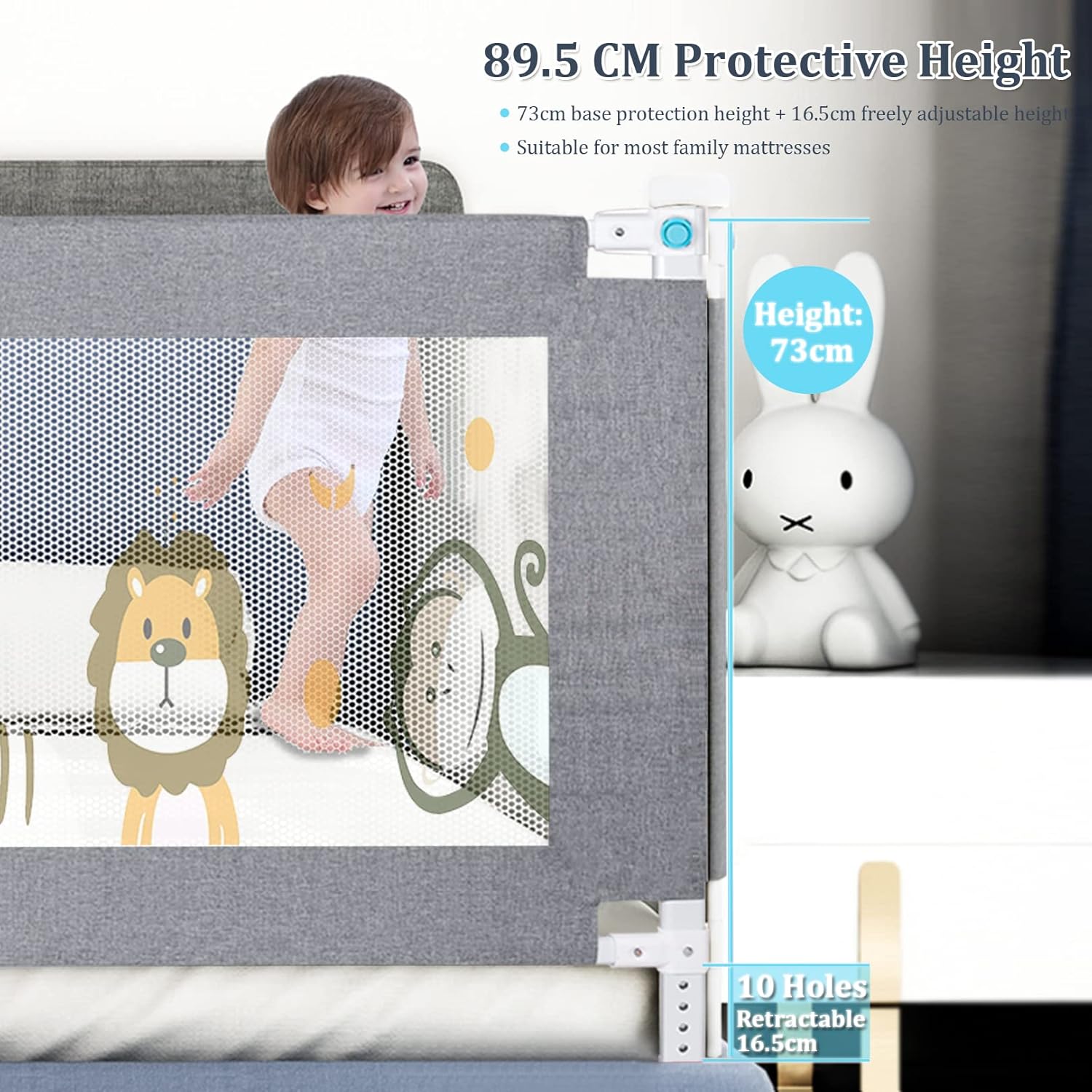 Sbarra Letto Bambini 1.8M con Alzata Verticale - immagine 6