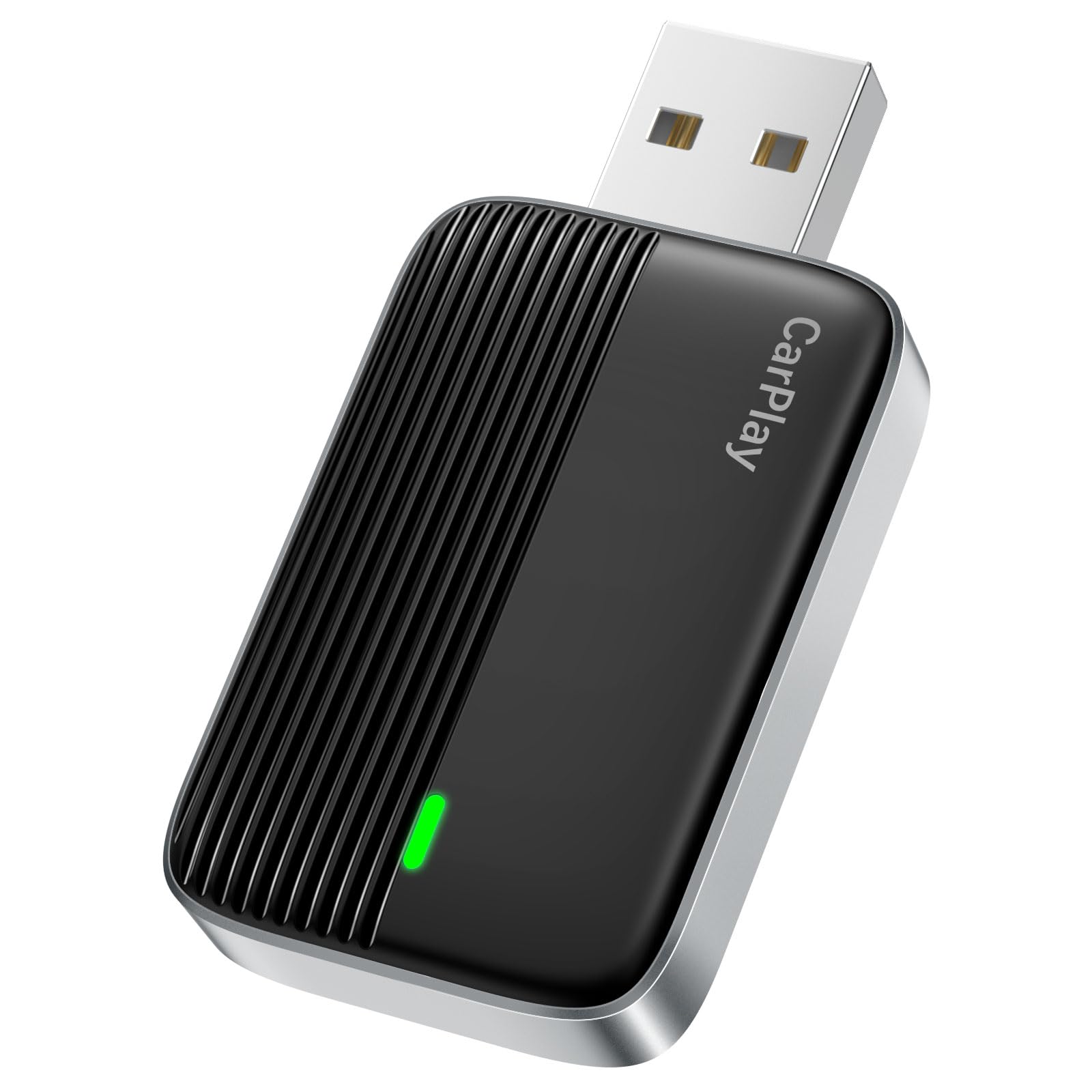 Moko Adattatore CarPlay Wireless per Apple iPhone, Nero