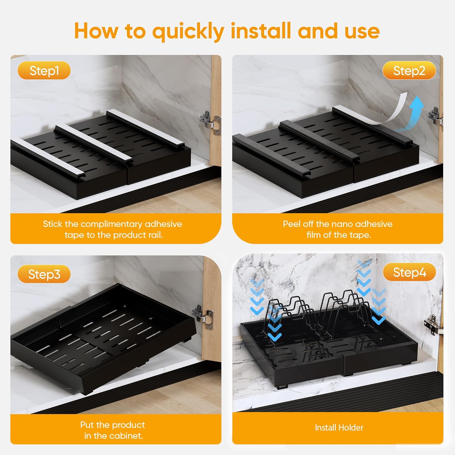 Ihomara Set 2 Organizzatori Armadi Espandibili - immagine 4