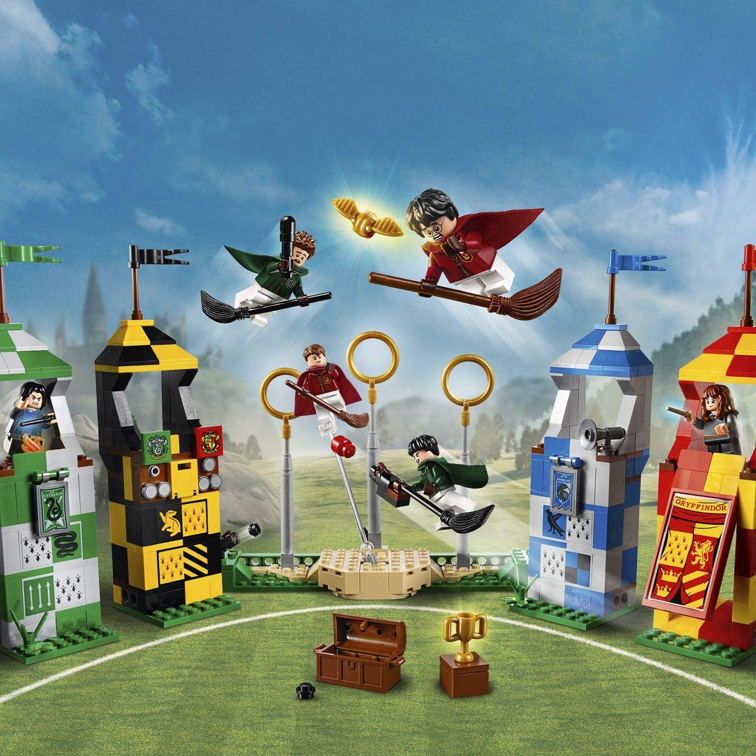 Lego Harry Potter Partita di Quidditch 75956 - immagine 5