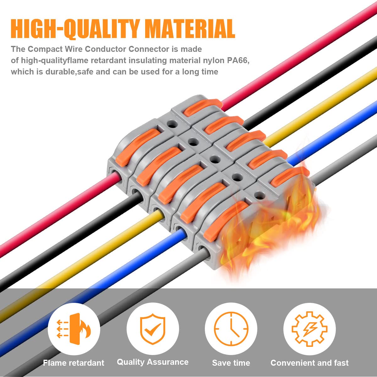 flintronic Connettori Elettrici con Polo - 34 Pezzi - immagine 5