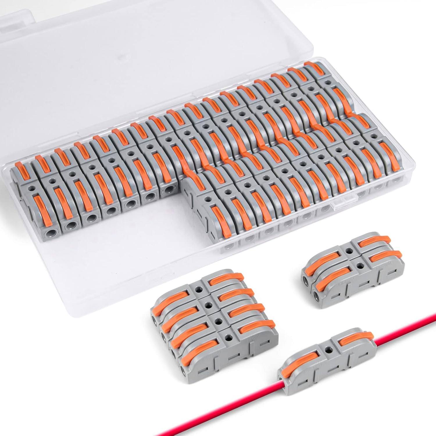 flintronic Connettori Elettrici con Polo - 34 Pezzi - immagine 8