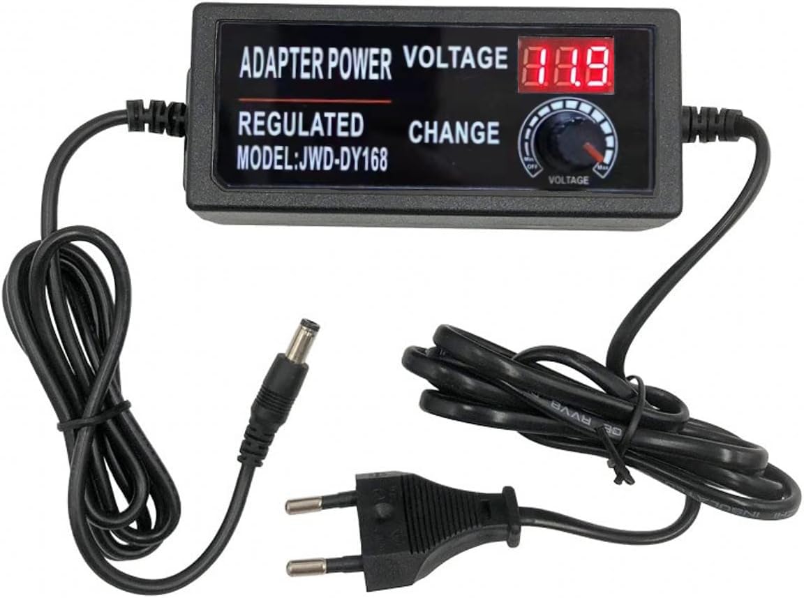 Jzk Alimentatore Regolabile DC 3-12V 5A con Display Digitale