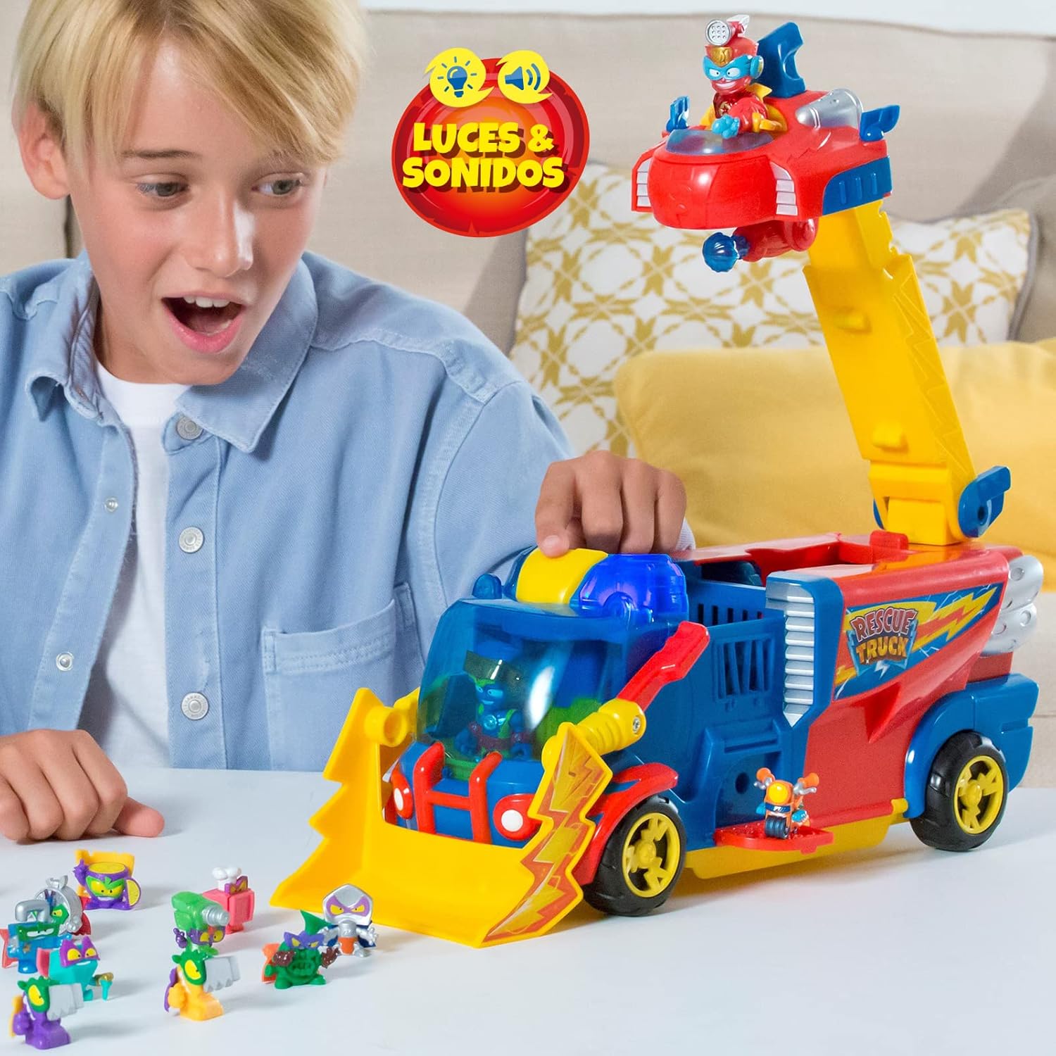 SUPERTHINGS Rescue Truck con Luci e Suoni - immagine 2