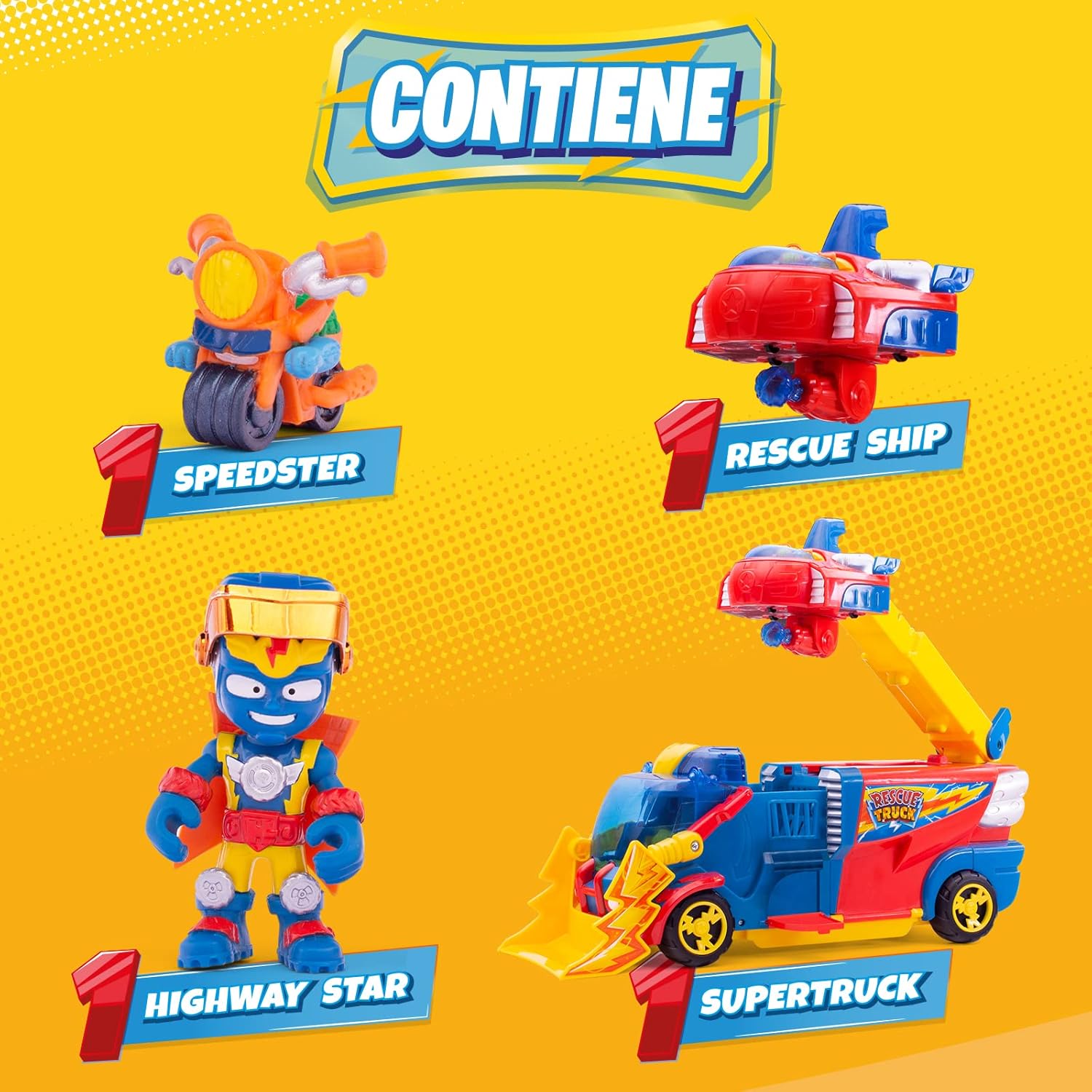 SUPERTHINGS Rescue Truck con Luci e Suoni - immagine 3
