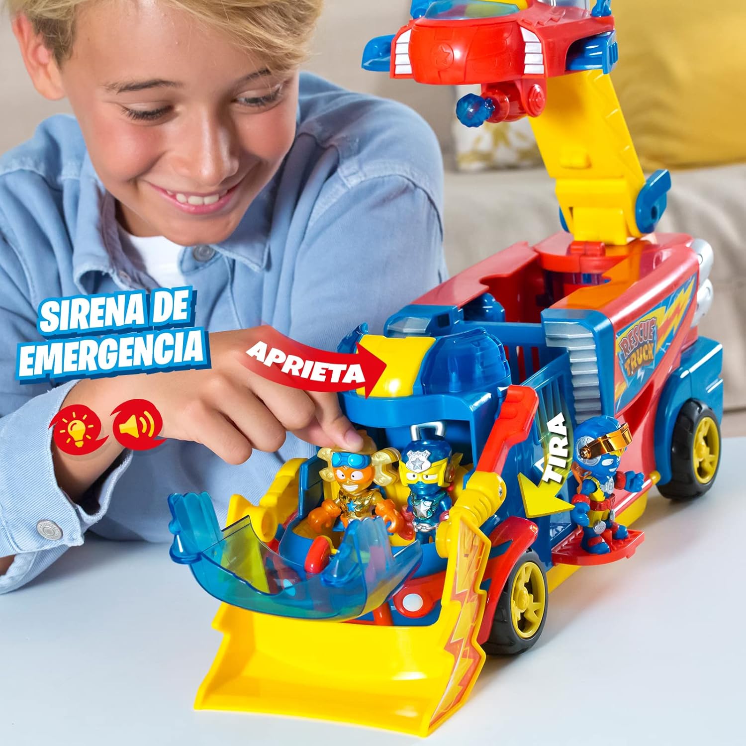 SUPERTHINGS Rescue Truck con Luci e Suoni - immagine 6