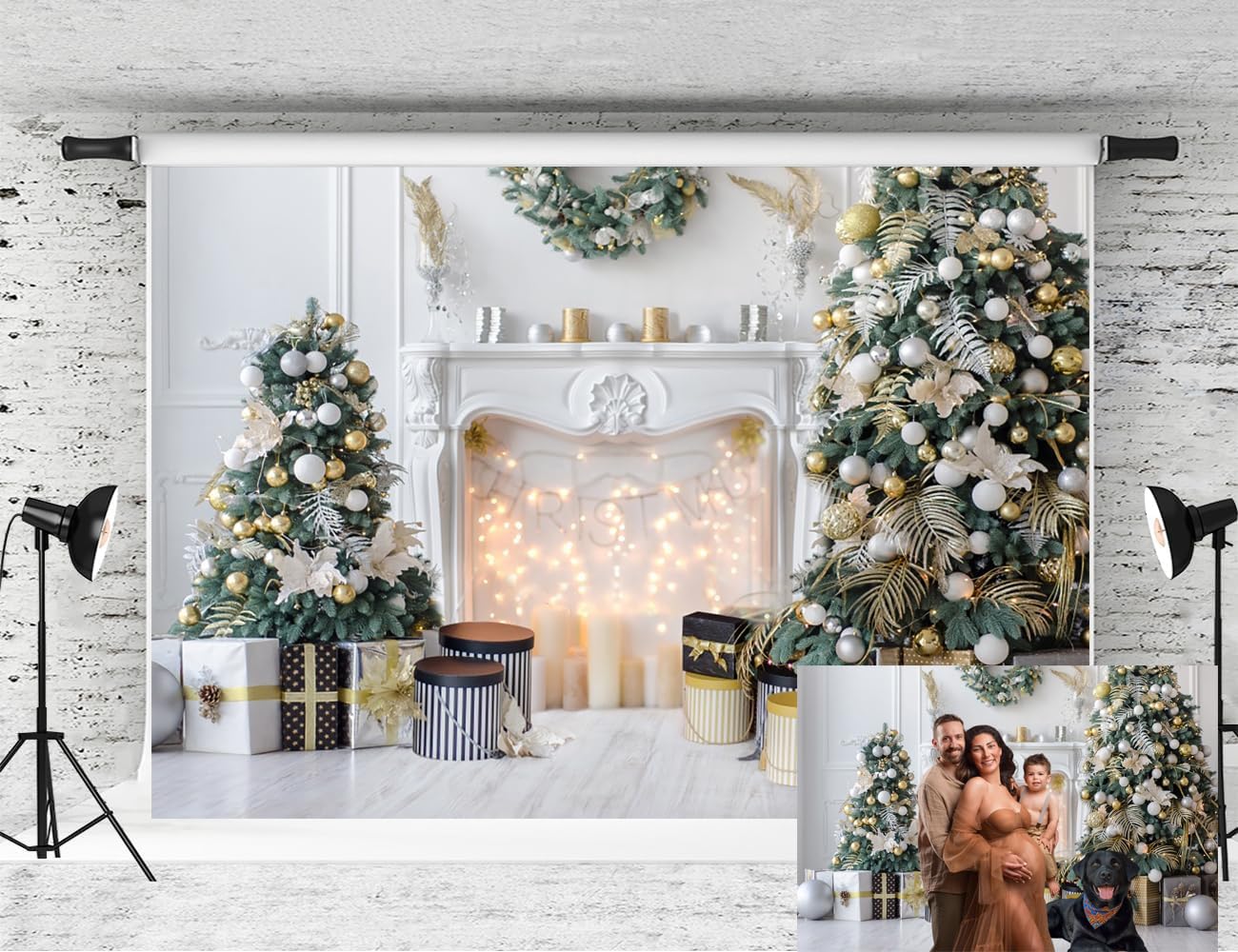 Kate Sfondo fotografico natalizio 3x2m