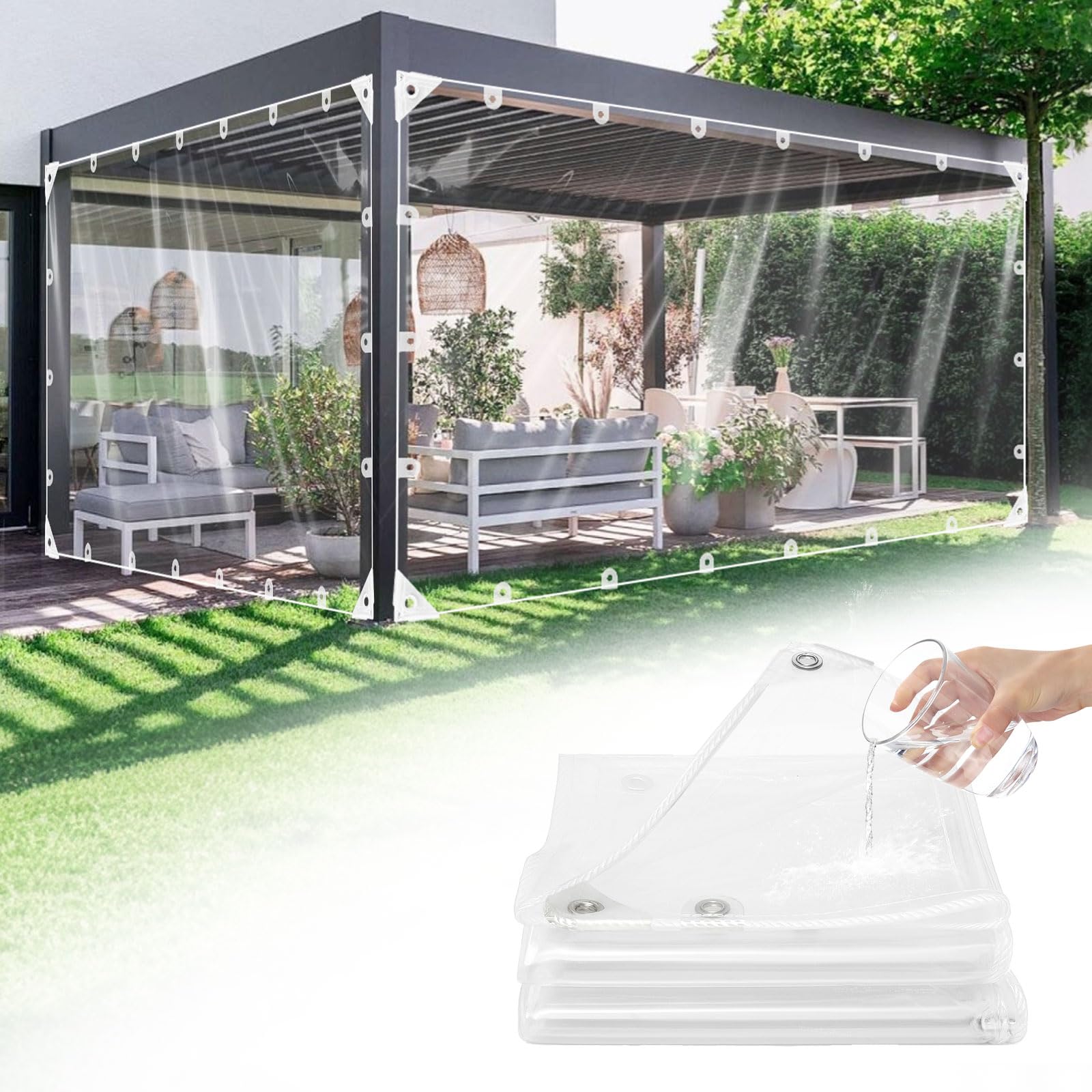 Gkxlh Telo Impermeabile Esterno PVC 1.5x3m