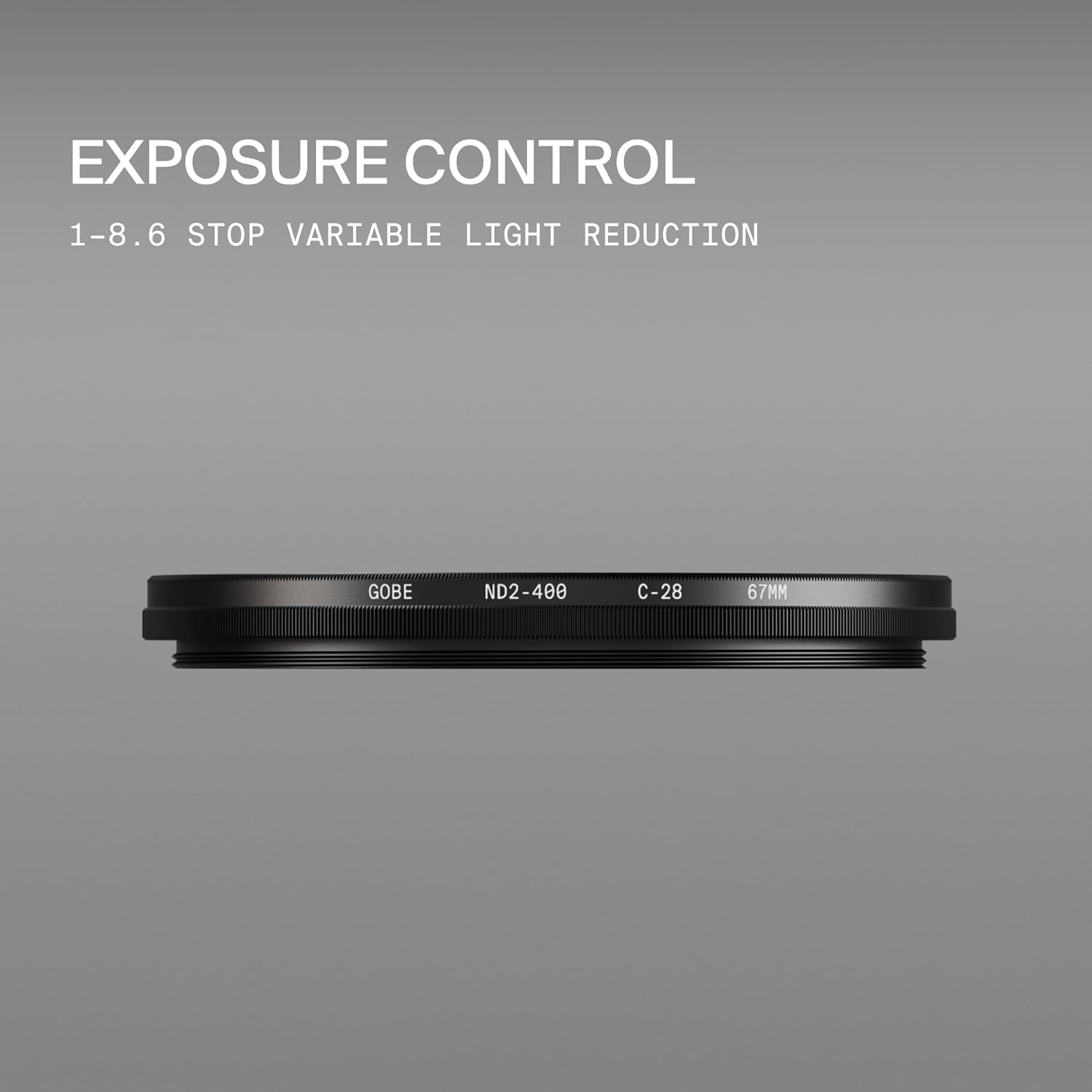 Gobe - Filtro per obiettivi ND variabile ND2-400 72 mm (Pro) - immagine 3
