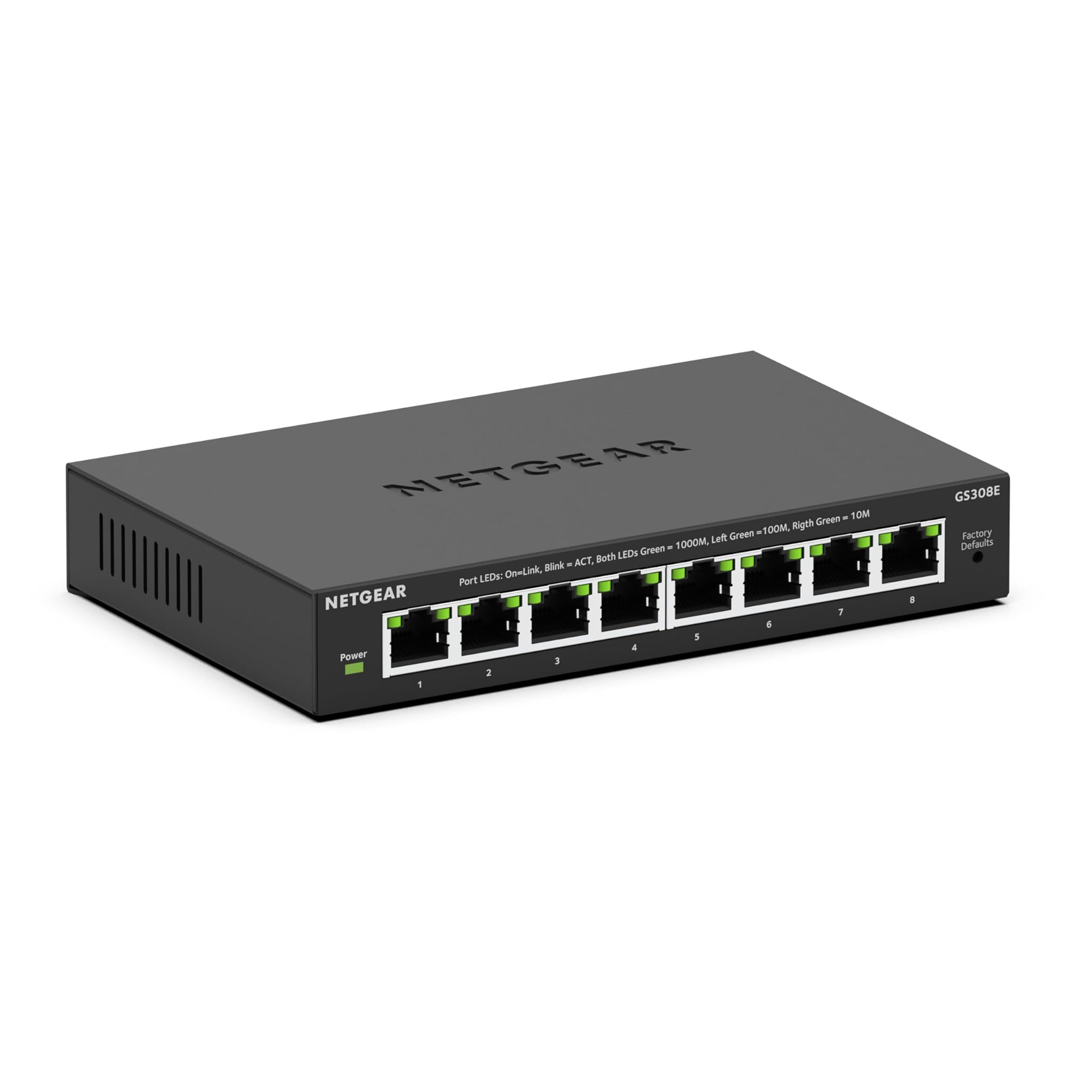 Netgear Switch Ethernet Plus a 8 porte GS308E