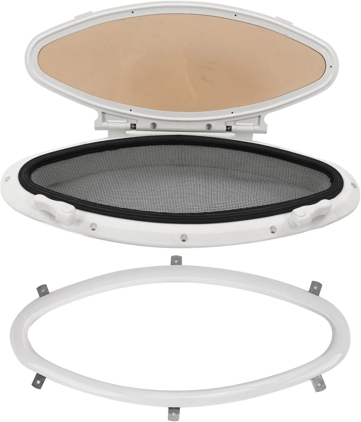 Yctze Oblò Ovale per Barche 470x210mm - immagine 7