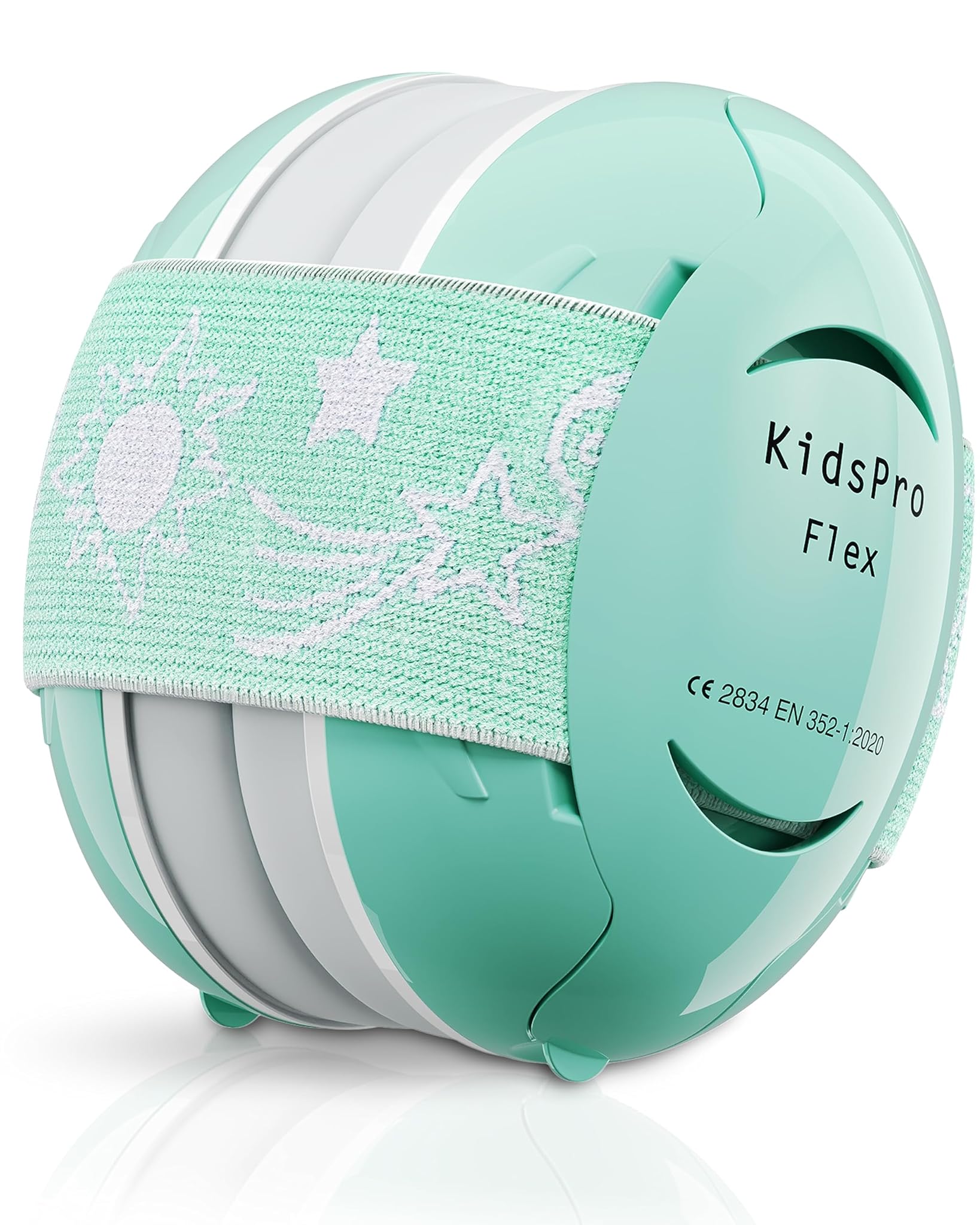 Senner ® KidsPro Flex | Protection auditive enfants - Casque antibruit avec SNR 25 dB, jusqu'à 12 ans, évolutif. Idéal pour quotidien, fêtes, sports, événements musicaux - Turquoise