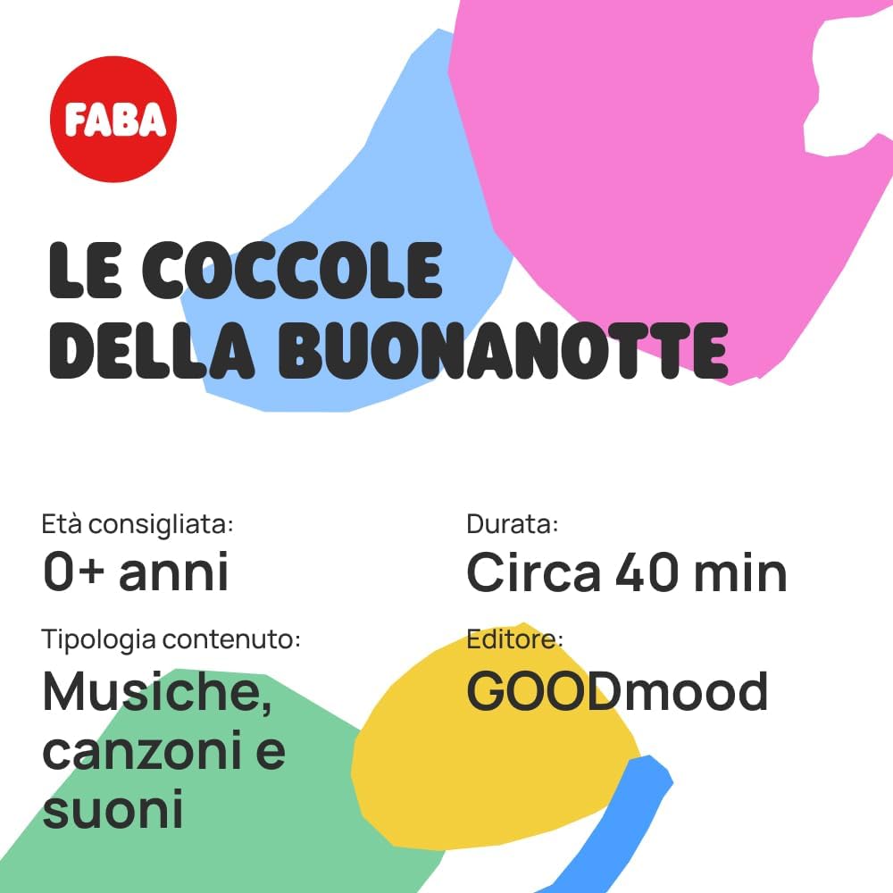 FABA Personaggio Sonoro - Le Coccole della Buonanotte - immagine 4